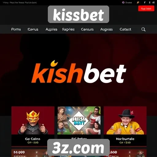 Interface e usabilidade do site kissbet para jogadores